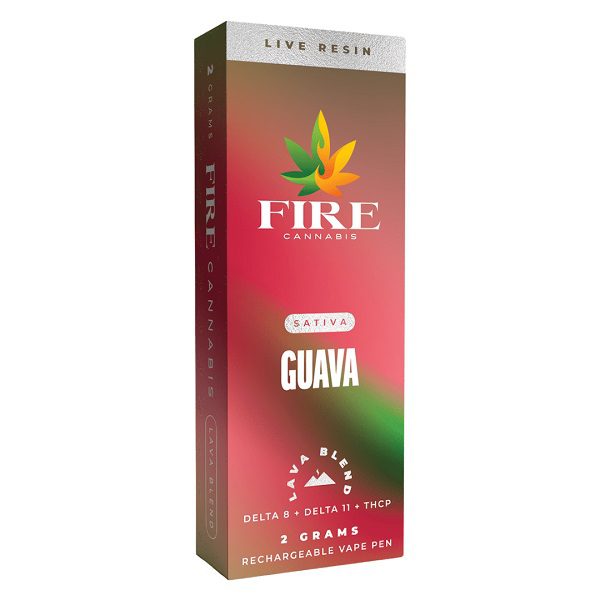 Fire Cannabis Rechargeable and Disposable Vape Guava Strain