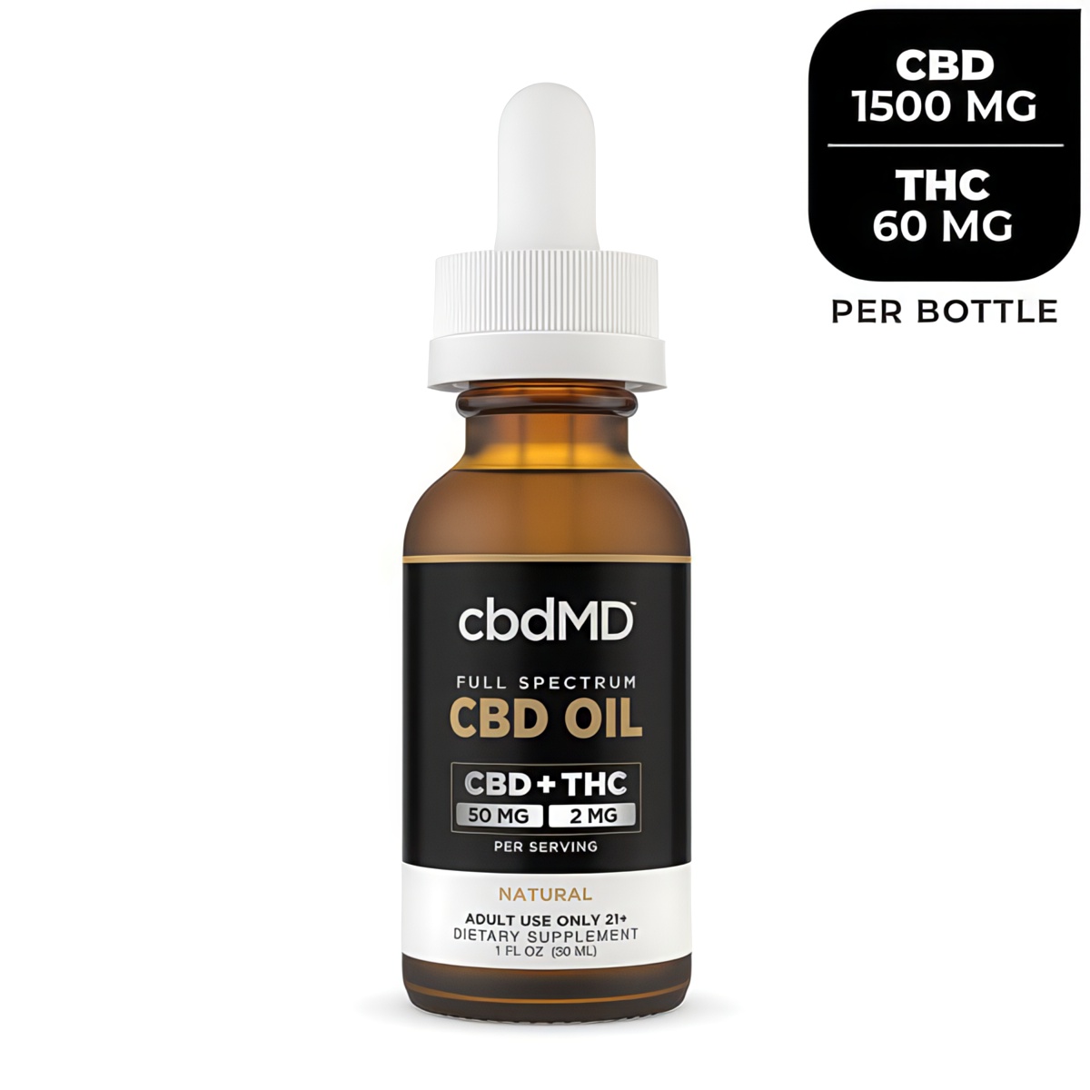 CBD Oil Tincture Natural 1500mg