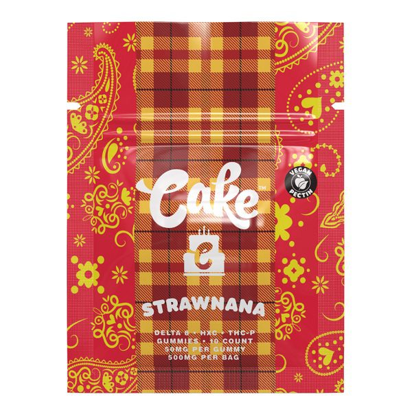Buy Cake Coldpack Gummies 500mg Strawnana flavor