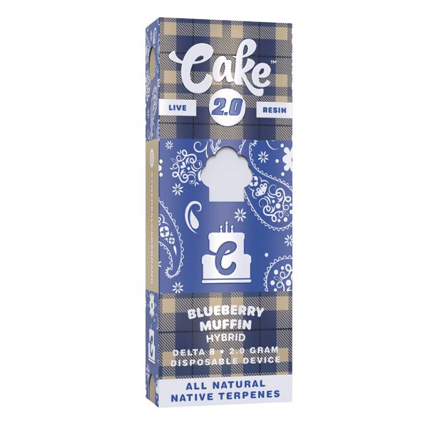 Cake Coldpack Live Resin Disposable 2G - Blueberry Muffin