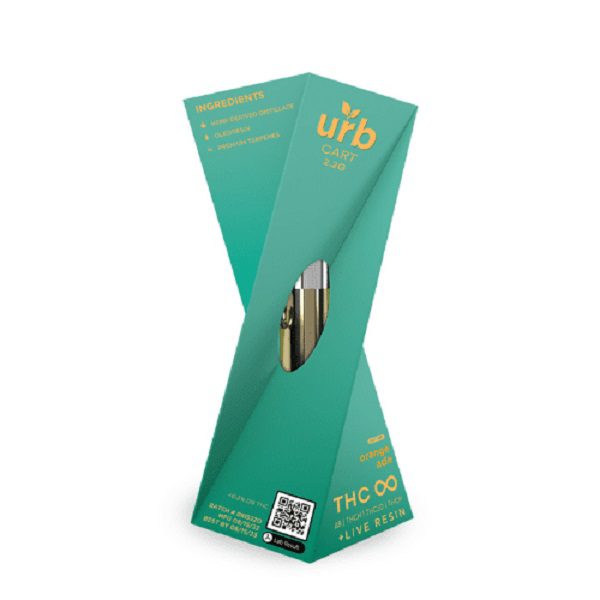 URB THC Infinity Cartridge 2.2G Orangeade strain