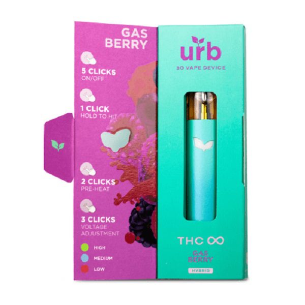 Buy URB Disposable Gas Berry (Hybrid) Strain