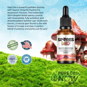 Amanita Pantherina Mushroom Tincture 2000mg
