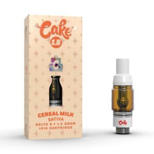 Cake Delta 8 1010 Kit Replacement Cartridges 1.5 Gram - Cereal Milk flavor