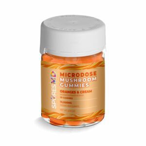 SPORESMD Microdose Mushroom Gummies Oranges n Cream Jar