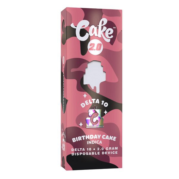 Cake Delta 10 Disposable Vape 2 Gram Birthday Cake Strain