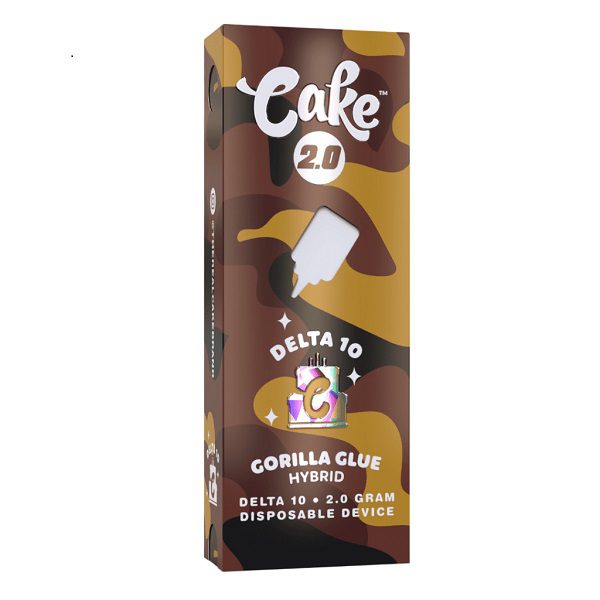 Cake Delta 10 Disposable Vape 2 Gram Gorilla Glue Strain