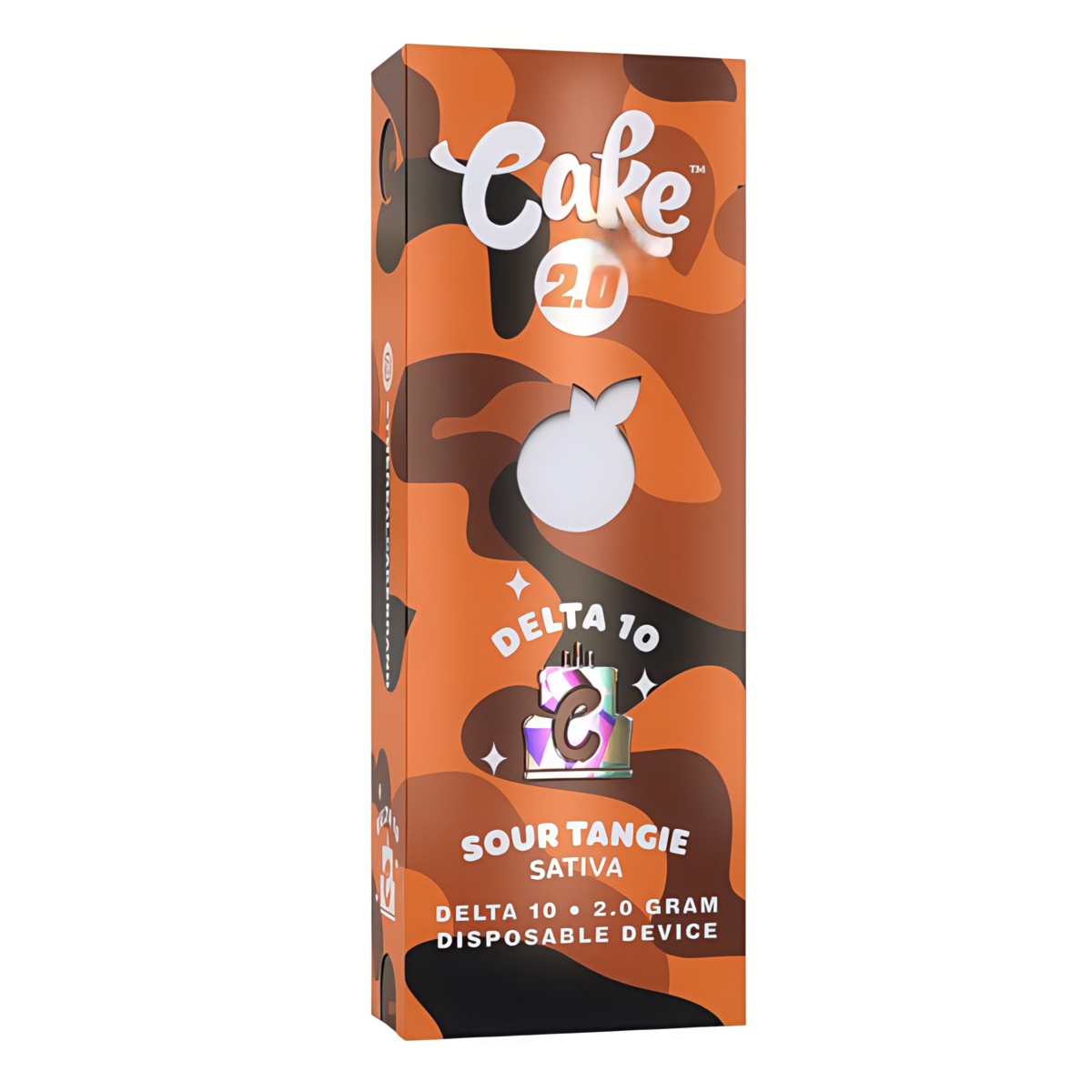 Cake Delta 10 Disposable Vape 2 Gram Sour Tangie Strain