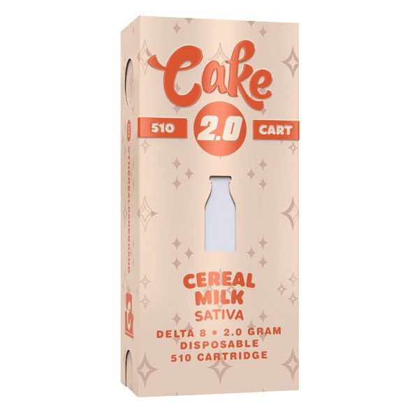 Buy Cake Delta 8 Cartridge 2 Gram - Cereal Milk