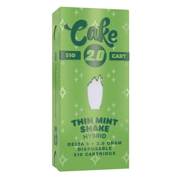 Buy Cake Delta 8 Cartridge 2 Gram - Thin Mint Shake