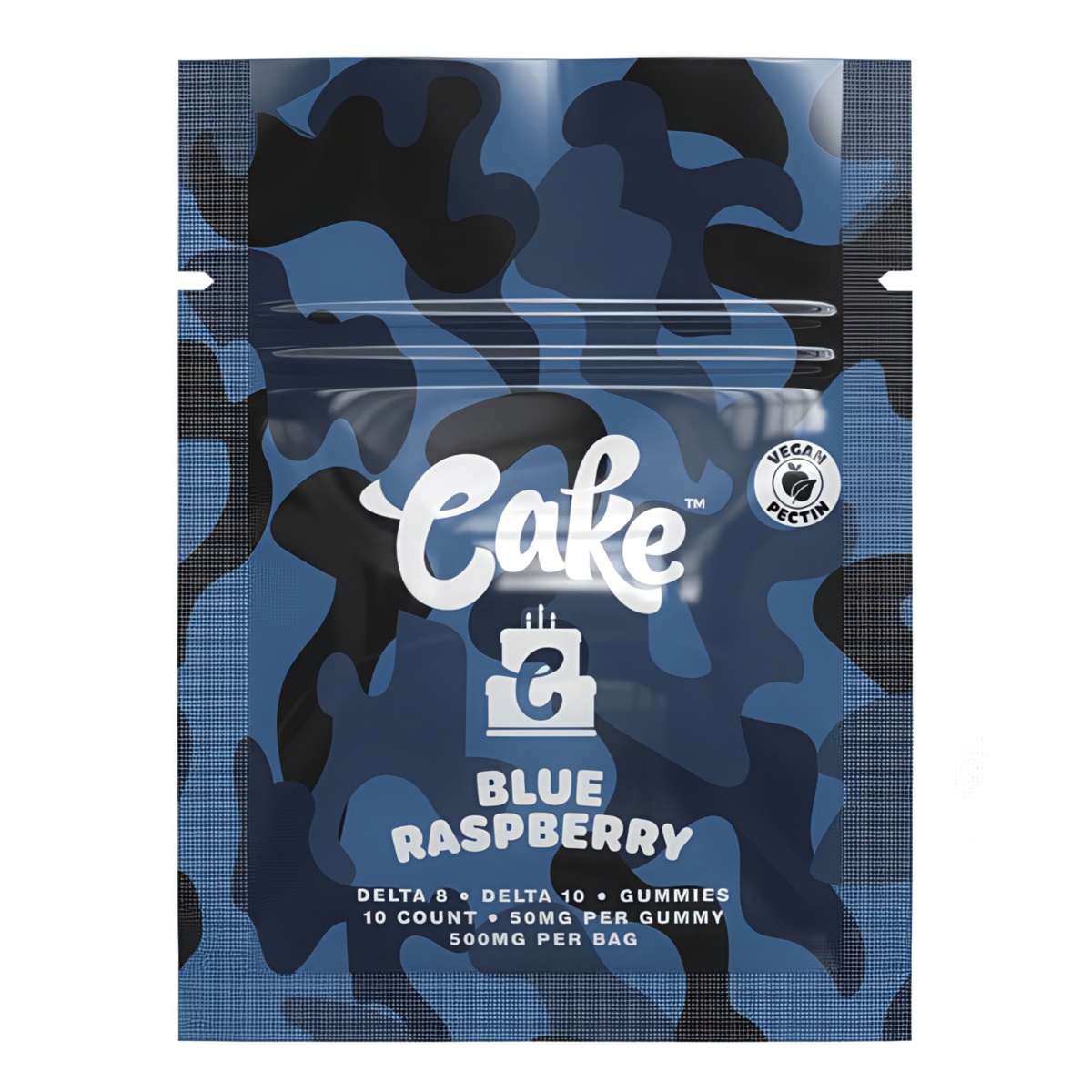 Buy Cake Delta 8 Delta 10 Gummies 500mg Blue Raspberry flavor
