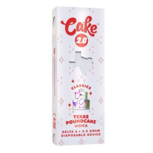Cake Delta 8 Disposable 2G Texas Poundcake Strain