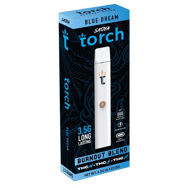 Torch Burnout Blend Disposable Vape Pen 3.5G - Blue Dream Strain
