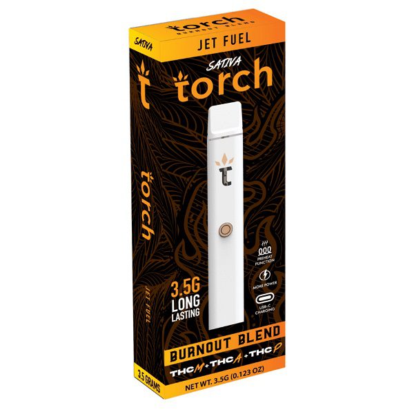 Torch Burnout Blend Disposable Vape Pen 3.5G - Jet Fuel Strain