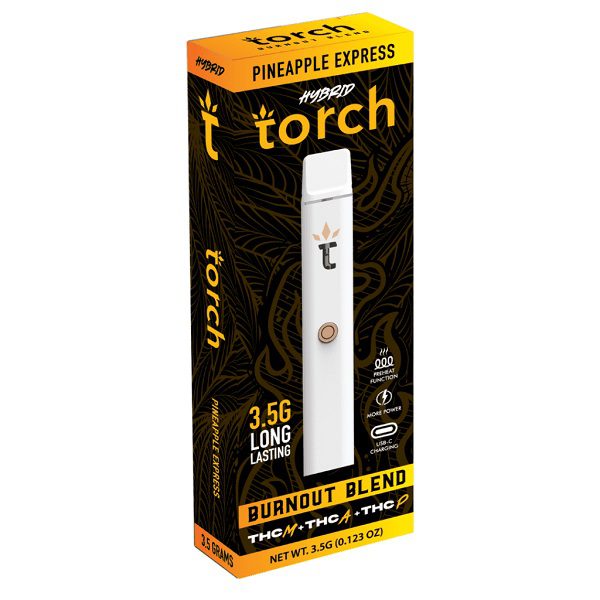 Torch Burnout Blend Disposable Vape Pen 3.5G - Pineapple Express Strain