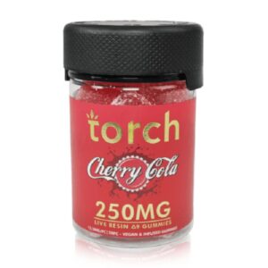 Torch Delta 9 Live Resin Gummies 250mg - Cherry Cola Flavor