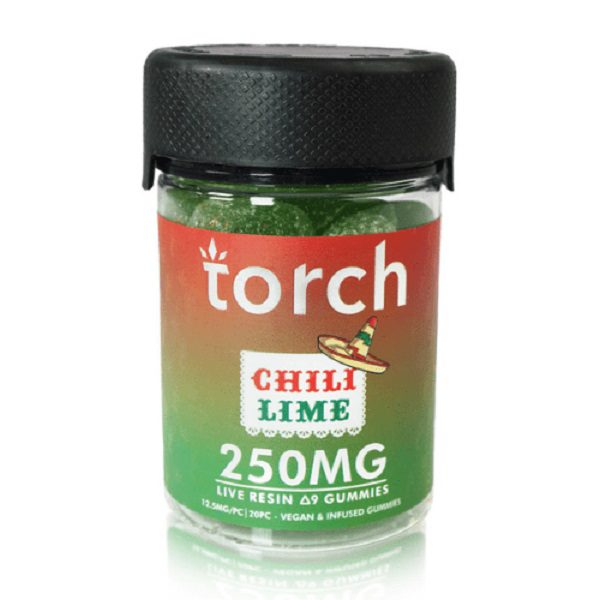 Torch Delta 9 Live Resin Gummies 250mg - Chili Lime Flavor