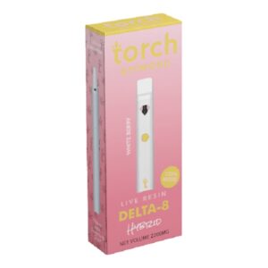 Torch Diamond Live Resin Delta 8 Disposable Vape Pen 2.2G - White Berry Strain