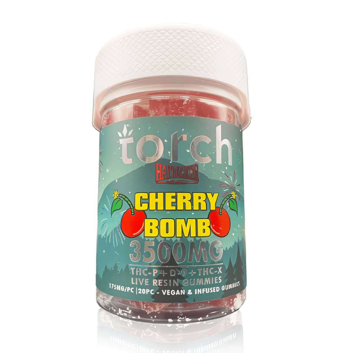Torch Cherry Bomb Live Resin Gummies 3500mg