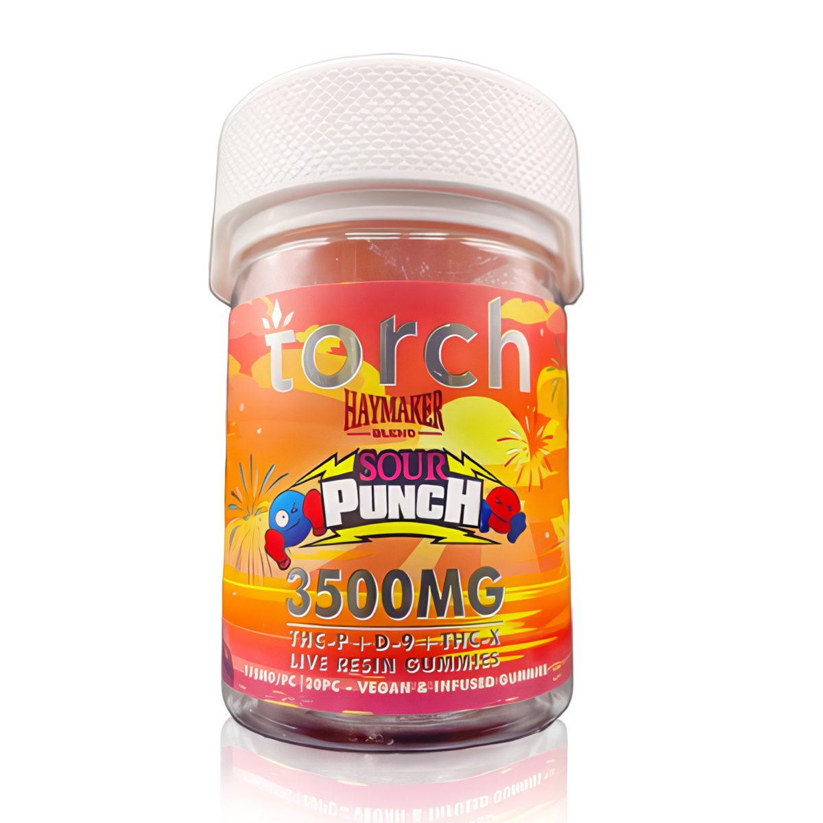 Torch Sour Punch Live Resin Gummies 3500mg