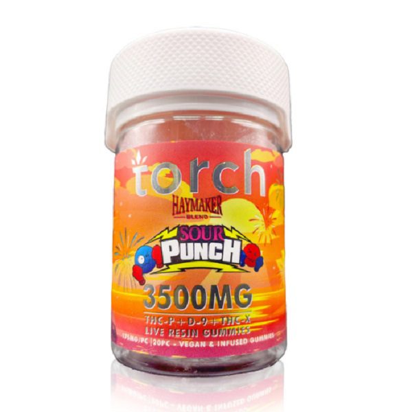Torch Sour Punch Live Resin Gummies 3500mg