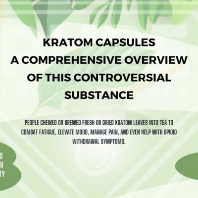 Kratom Capsules: A comprehensive overview of this controversial substance