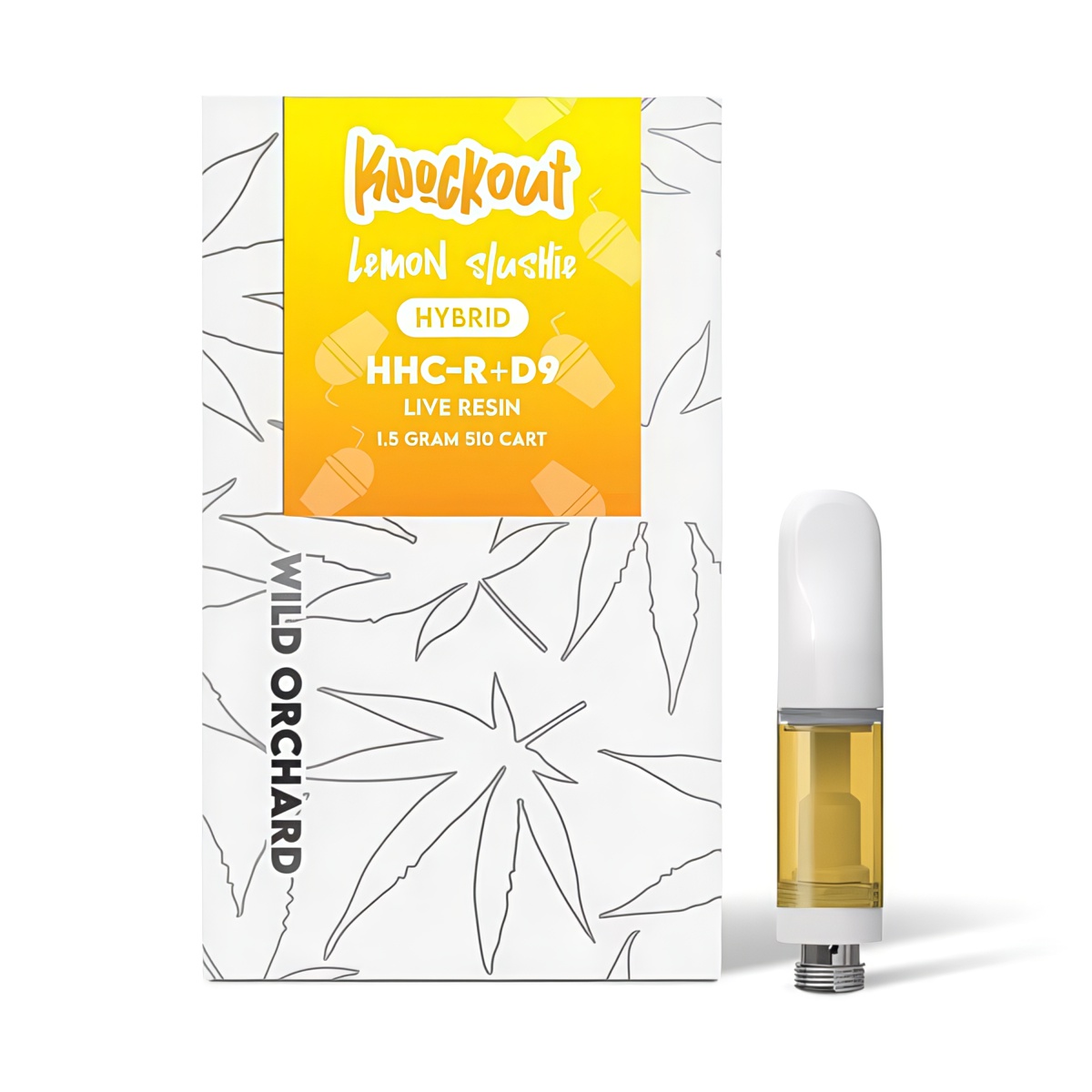 Wild Orchard Knockout “Lemon Slushie” HHC-R Live Resin 510 Cart 1.5G