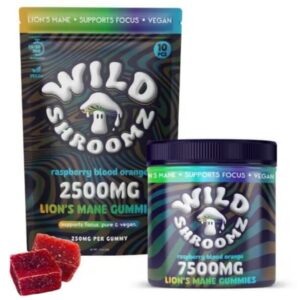 Wild Shroomz Mushroom + Delta 9 Gummies 2500mg or 7500mg