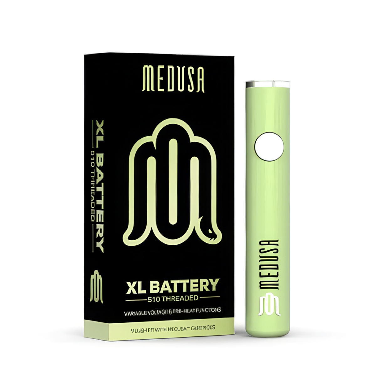 Modus 510 Battery 400mAh - Micro USB charge port, 2.8v or 4.2v variable voltages - Green color