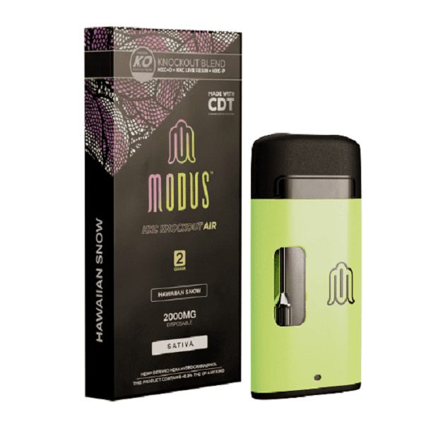 Modus HXC Blend Air Disposable and Rechargeable Vape 2000mg - Hawaiian Snow (Sativa) strains