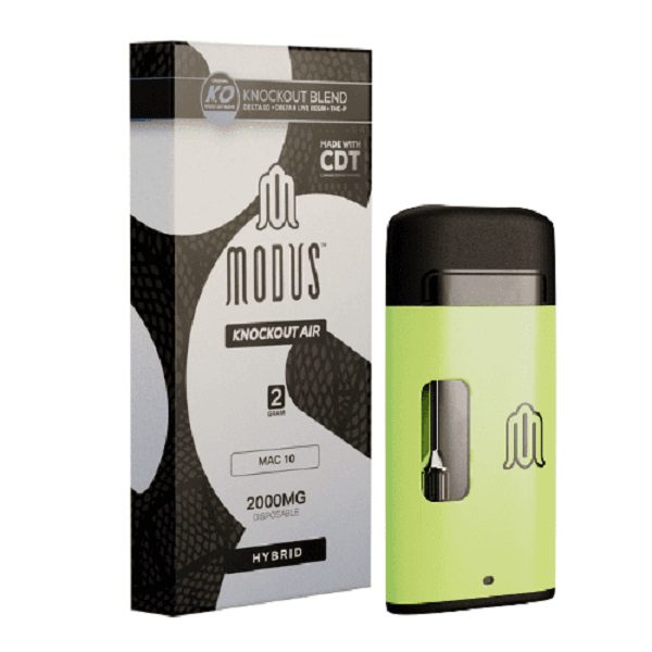 Modus Knockout Blend Air Rechargeable and Disposable Vape Pen 2000mg - Kimbo Kush (Indica) Strain