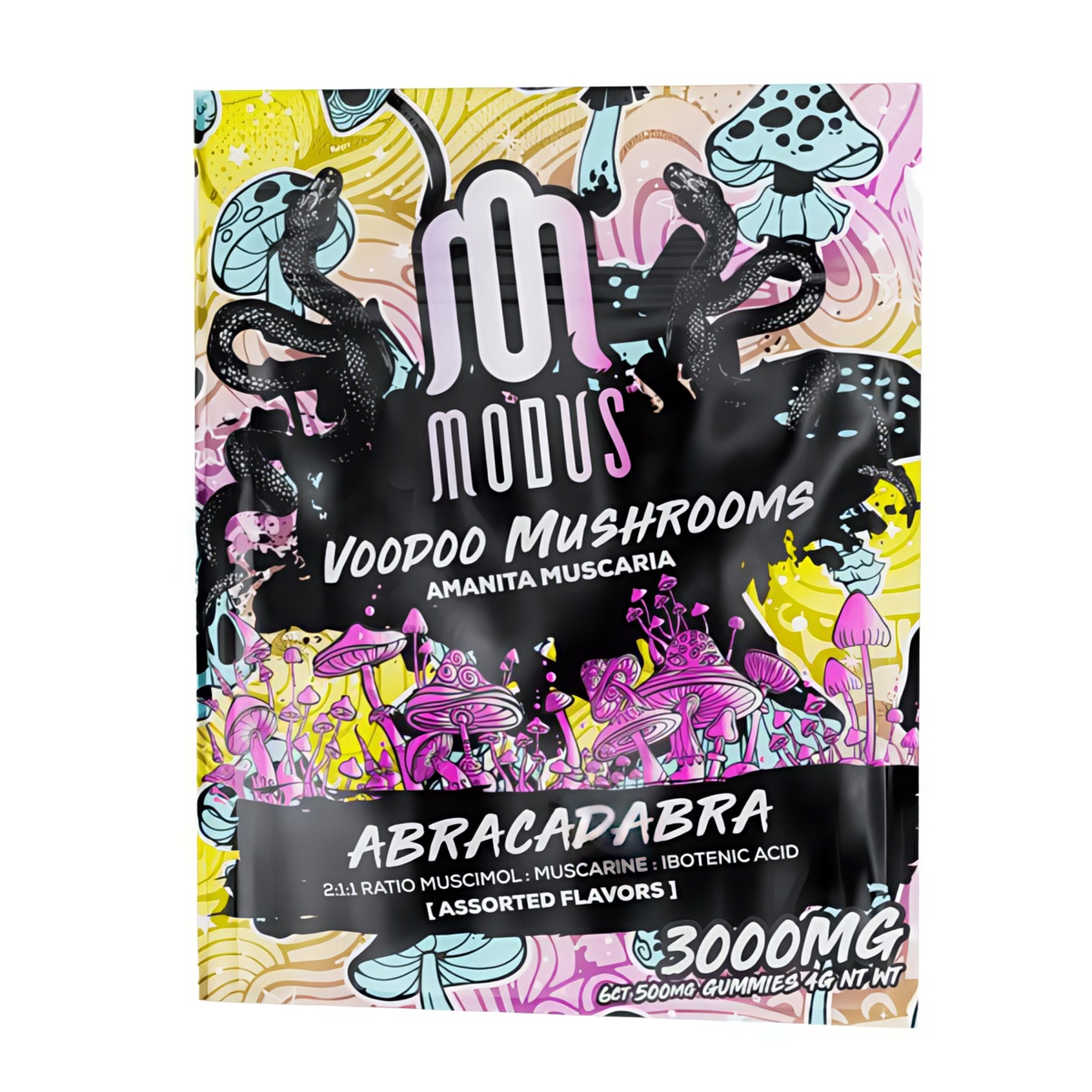 Modus Voodoo Mushroom Amanita Muscaria Gummies 3000mg - Abracadabra Flavor