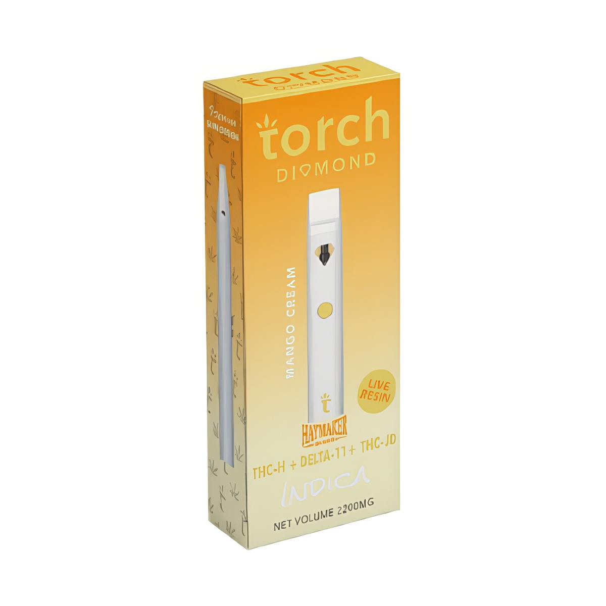 Mango Cream Haymaker Live Resin Disposable Vape Pen 2.2G