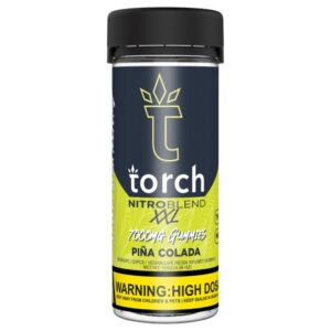 Torch Nitro Blend Gummies 7000mg - Pina Colada Strain