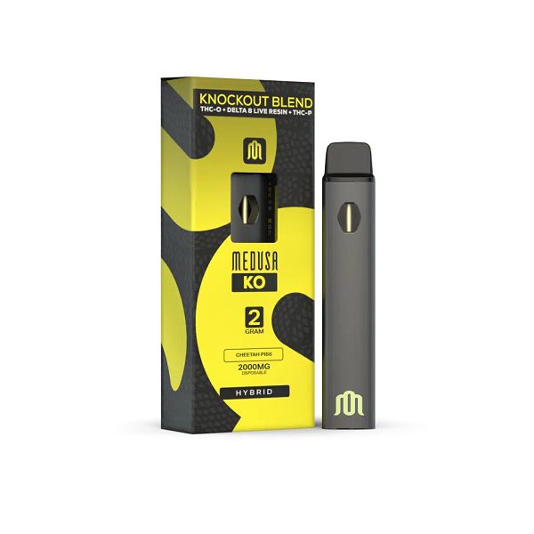 Modus Knockout Blend (Delta-8 THC and THP-P) Rechargeable & Disposable Vape Pen 2 Grams - Cheetah Piss- Hybrid Strain