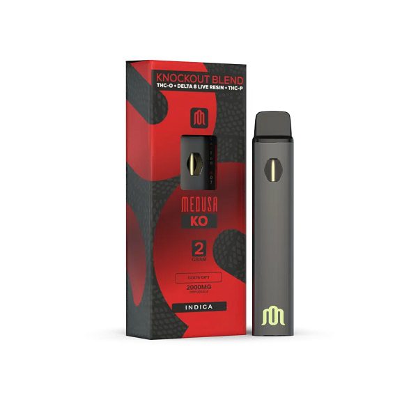 Modus Knockout Blend (Delta-8 THC and THP-P) Rechargeable & Disposable Vape Pen 2 Grams - God’s Gift- Indica Strain
