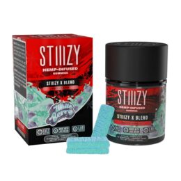 STIIIZY X Blend Gummies 1050mg - 15 gummies per pack, 75mg each Infused with X Blend(delta 8, delta 10, HHC-P, HHC, THC-P, and CBD) - White Berry Flavor