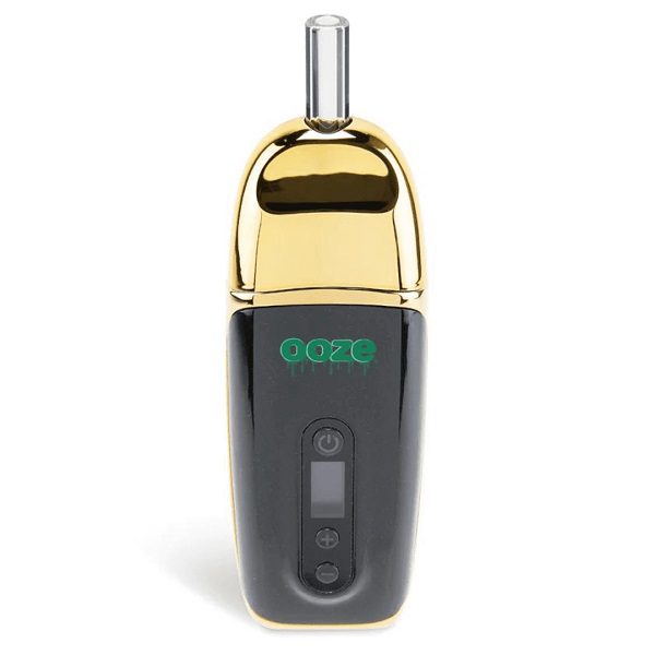 Ooze Flare Dry Herb Vaporizer - Lucky Gold Color