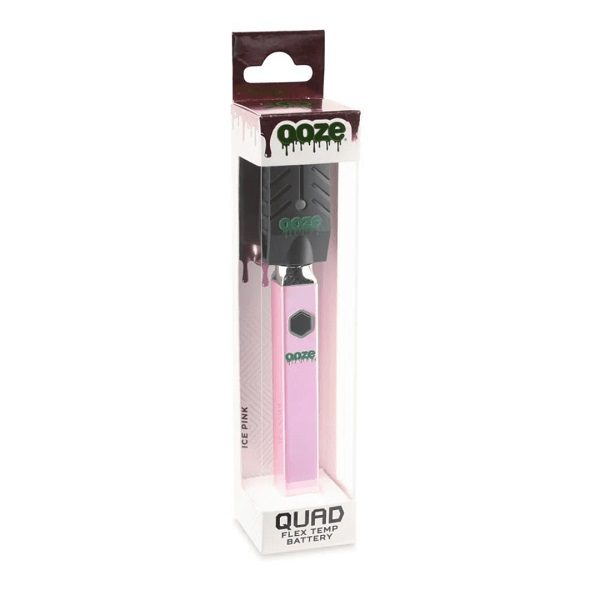 Ooze 510 Quad Battery 500mAh - Ice Pink color