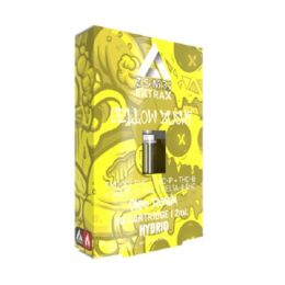 Zombi Extrax Blackout Blend Cartridge 2 Grams infused with 6 cannabinoids - Yellow Zushi (Hybrid) strain