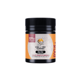 KOI CBG CBC GUMMIES - 20 gummies per jar for a total of 300 mg of CBG and 300 mg of CBC