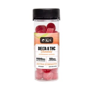 Koi Extra Strength Delta 8 THC Gummies 1500mg | 30 Count