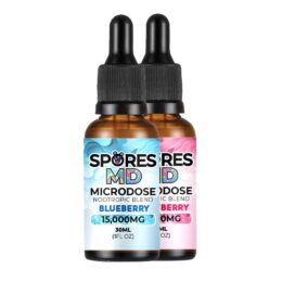 SporesMD Microdose Nootropic Infused Tincture 15000mg 30ml - Blueberry and Strawberry flavors