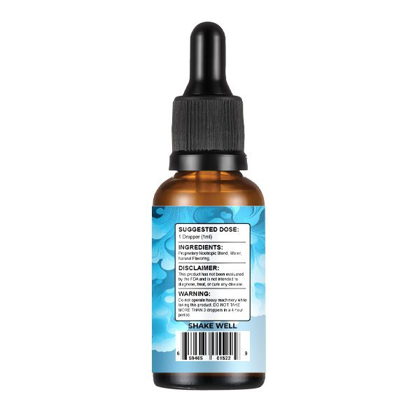 SporesMD Microdose Nootropic Infused Tinctures 15000mg 30ml - Blueberry flavor Ingredients