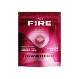 Fire Magic Amanita Muscaria Gummies 3000mg - Strawberry flavor