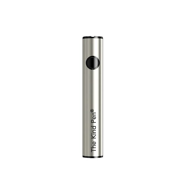 The Kind Pen Dual Charger Variable Voltage 510 Thread Battery 2.0 - Gun Silver & Black color