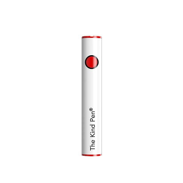 The Kind Pen Dual Charger Variable Voltage 510 Thread Battery 2.0 - White & Red color