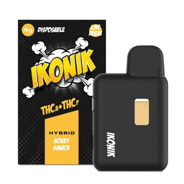 IKONIK Vape Live Resin Disposable Vapes 4G - Honey Smack