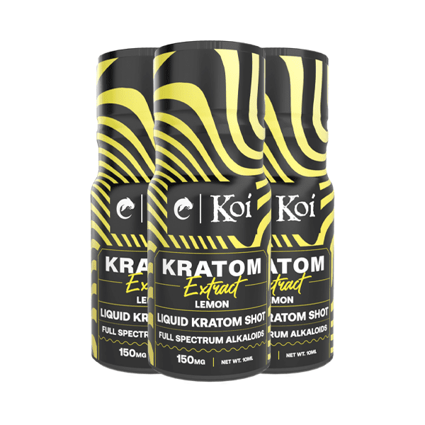 Koi Kratom Shots Lemon 3 Pack