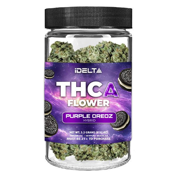 THCA Flower - Purple OREOZ (Hybrid) 3.5g